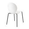 Комплект из 4-х стульев Wave белый с черными ножками