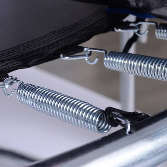 Батут "Atlas Sport", 252 см (8ft) BASIC с лестницей GREEN