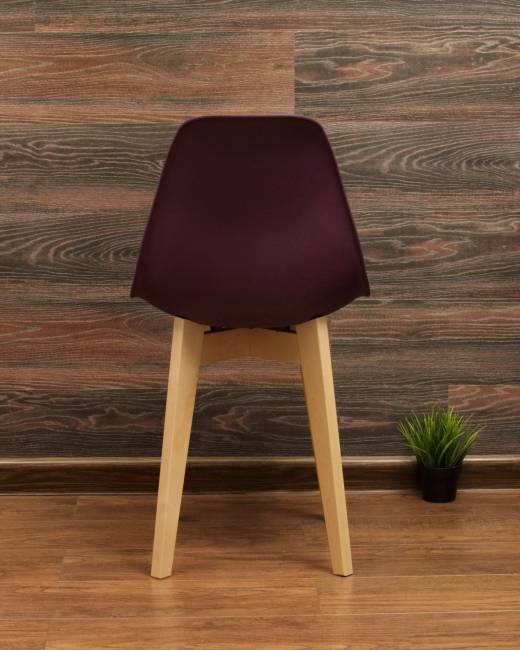 Стол Монте К 100 натур со стульями Сашш натур фиолетовый Стол Монте К 100 натур со стульями Сашш натур фиолетовый