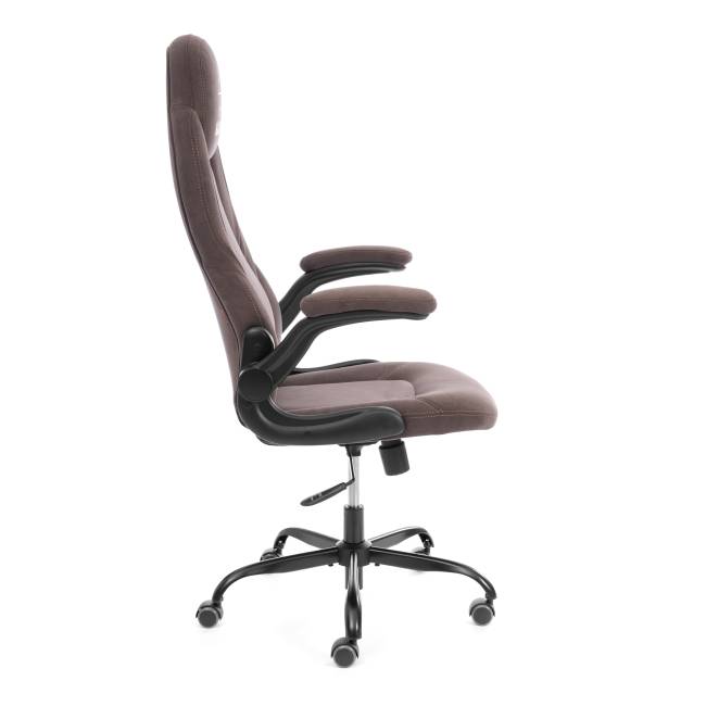 Кресло BAZUKA metalBL велюр, коричневый, 6, 54х48х132 см коричневый велюр