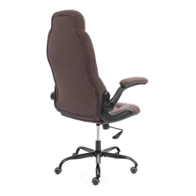 Кресло BAZUKA metalBL велюр, коричневый, 6, 54х48х132 см коричневый велюр