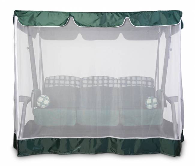 Тент-крыша + москитная сетка 76-е Люкс 244х142х170, зеленый