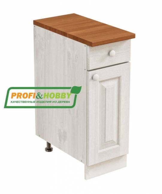 Тумба 1 дверь, 1 ящик 300 х 560 х 720 сосна, без покраски Тумба 1 дверь, 1 ящик 300 х 560 х 720 сосна, без покраски