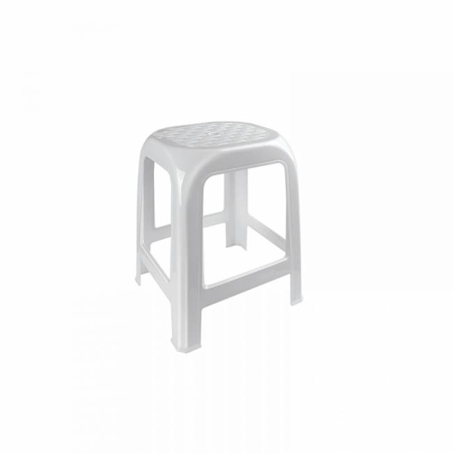 Табурет "Стиль" прочный, белый