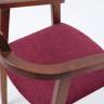 Стул-кресло Челси ПМ орех/красный