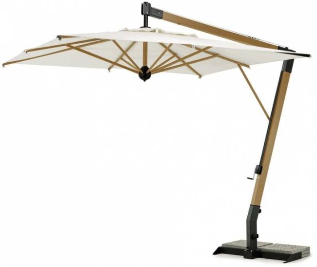 Зонт профессиональный 3х4 м Palladio Braccio имитация ироко, слоновая кость 3000х4000 мм Зонт профессиональный 3х4 м Palladio Braccio имитация ироко, слоновая кость 3000х4000 мм