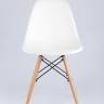 Стул Eames Style DSW белый (разборный каркас)