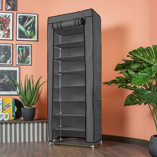 Стойка для обуви Helex Home W-06-1, серая Стойка для обуви Helex Home W-06-1, серая