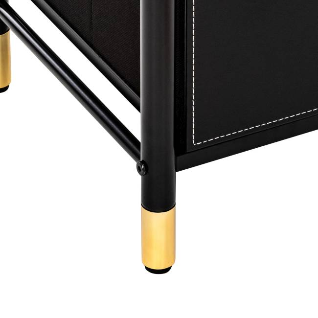 Комод Leset Хайди 4 ящика Чёрный Чёрный