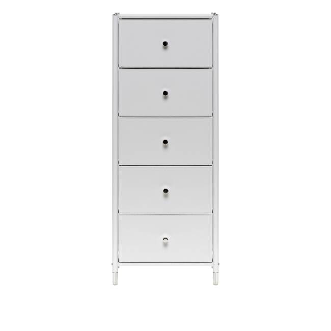 Комод Leset Хайди 5 ящиков Белый Белый