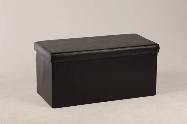 Пуф ПФ-10 (раскладной) черный