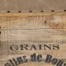 Пуф - сундук Secret de Maison Perret/Перрет (мод. M-540) массив манго/ткань хлопок, 45х45х50см, натуральный/ткань: винтаж натуральный дерево манго/ткань хлопок