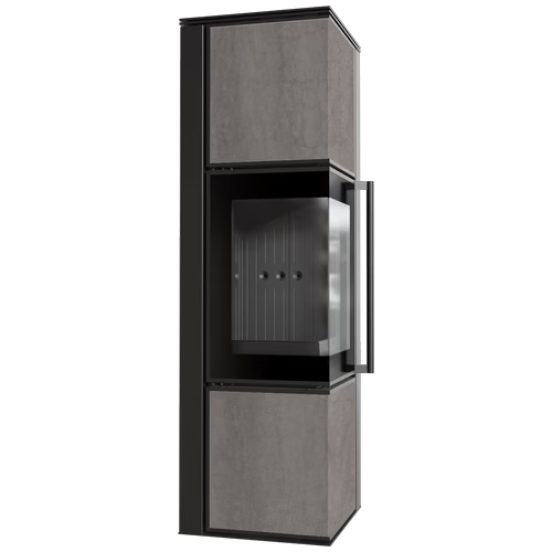 Печь Kratki PRO TORA/M NATURALI PIETRA DI SAVOIA GRIGIA BOCCIARDATA