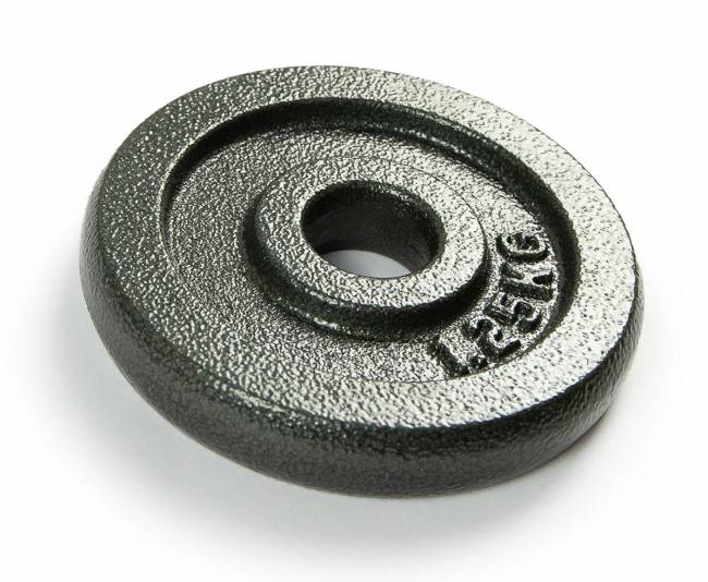 Диск для гантели "ATLAS SPORT", металл крашеный, 1,25кг