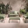 Диван пластиковый Net Bench агава 1160х700х860 мм Диван пластиковый Net Bench агава 1160х700х860 мм
