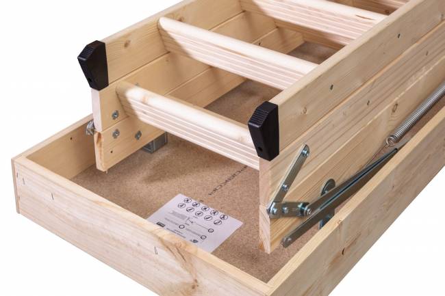 Чердачная складная лестница Eurolight 120х60 Чердачная складная лестница Eurolight 120х60