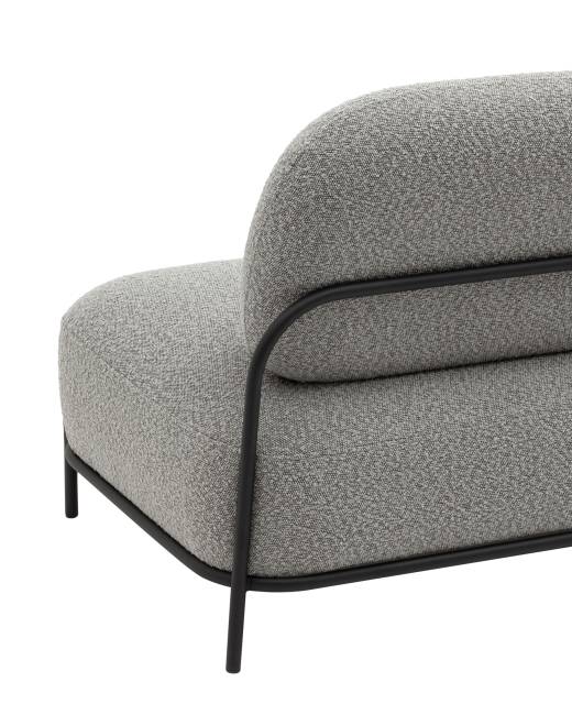 Диван Стоун ткань букле серый