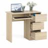 Стол компьютерный три ящика Мори МС-6 правый цвет дуб сонома Стол компьютерный три ящика Мори МС-6 правый цвет дуб сонома