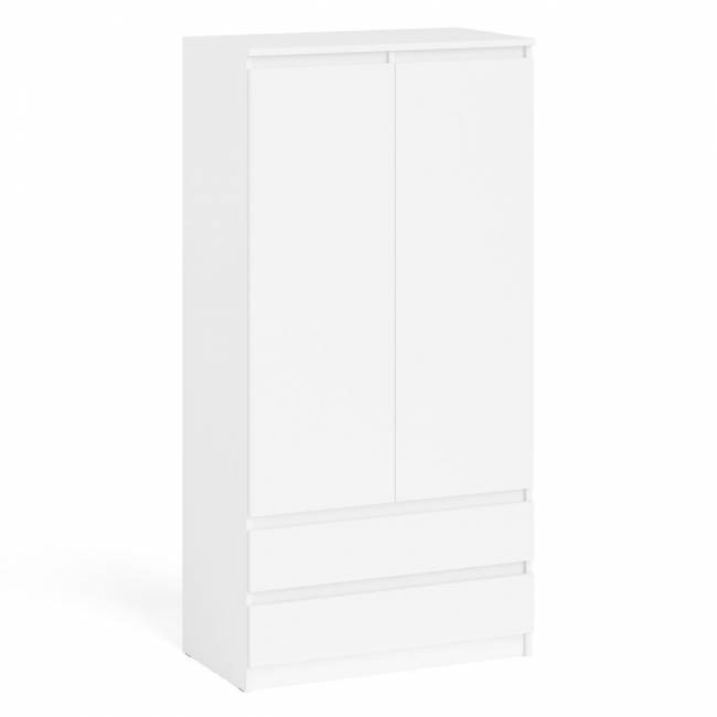 Шкаф-комод два ящика и две дверки Мори МШ900.1 цвет белый