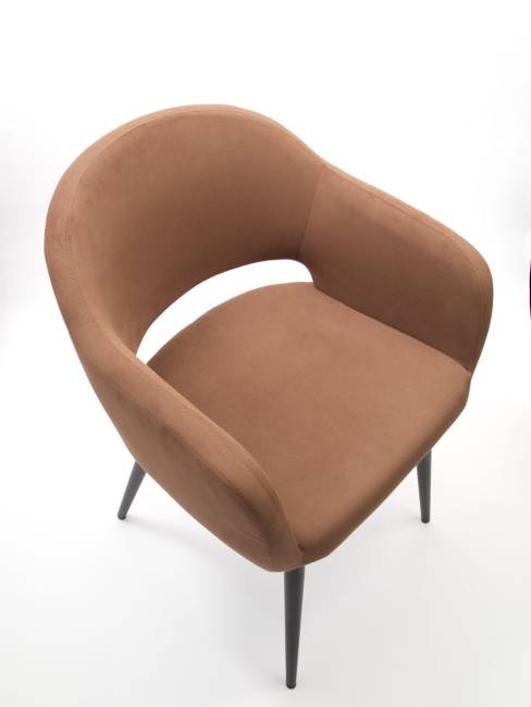 Стол Монте К 100 орех с креслами Пичч велюр коричневый Стол Монте К 100 орех с креслами Пичч велюр коричневый