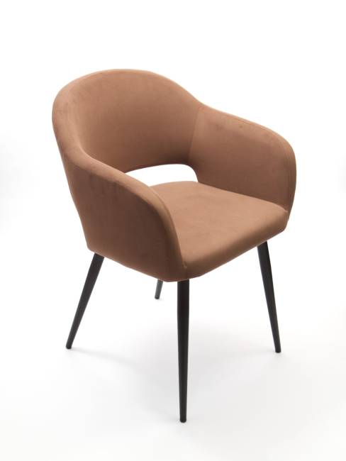 Стол Монте К 100 орех с креслами Пичч велюр коричневый Стол Монте К 100 орех с креслами Пичч велюр коричневый