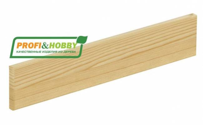 Цоколь 3000 х 95 х 18 сосна экстра сращ.., без покрытия