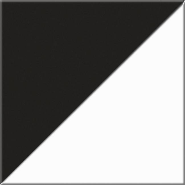 Горка Сидней из двух шкафов-витрин цвет белый/чёрный/МДФ белый глянец