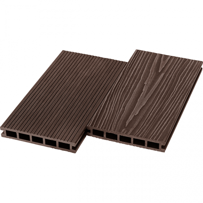 Террасная доска из ДПК UnoDeck Ultra, 150х24х3000/4000 4000, Венге