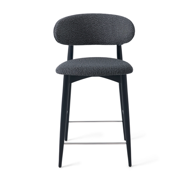 Стул Glory полубарный графит, опора бук черный