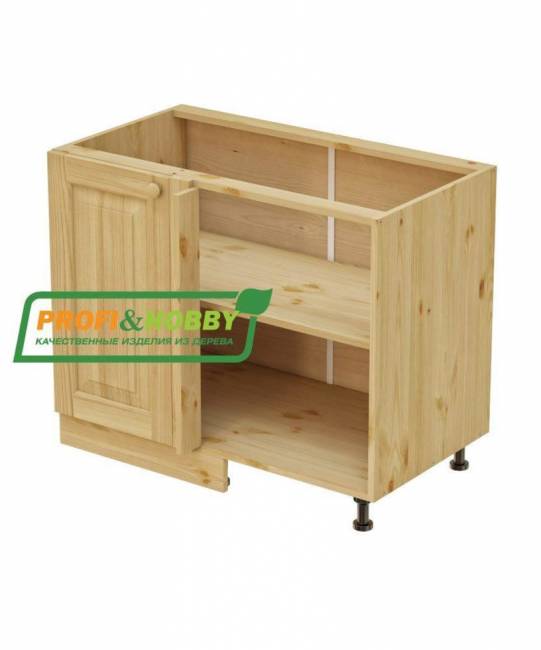 Тумба 1000 х 560 х 720 сосна, бесцветный лак Тумба 1000 х 560 х 720 сосна, бесцветный лак