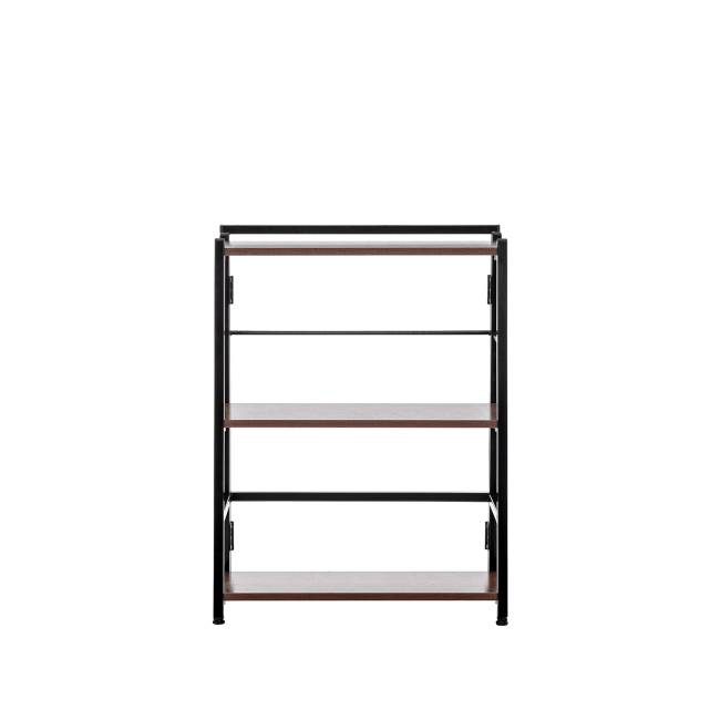 Стеллаж раскладной Leset Пако 800 трапеция Чёрный Стеллаж раскладной Leset Пако 800 трапеция Чёрный