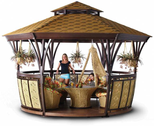 Беседка "Грация XL" сизалевая Беседка "Грация XL" сизалевая