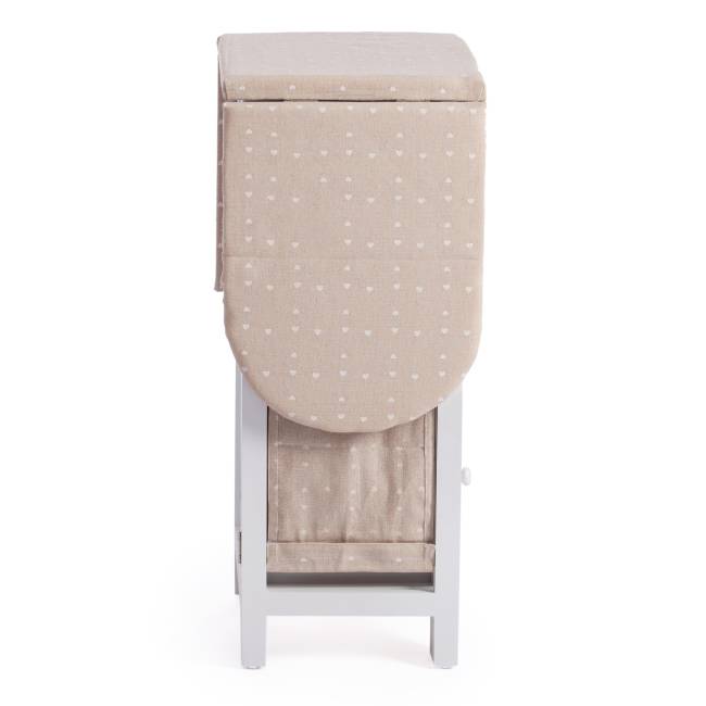 Гладильный комод с 2 ящиками Secret De Maison AMANT  (mod. XD1268) дерево павловния, мдф, 126х30х72см, white (белый) white (белый) дерево павловния, мдф