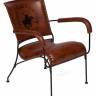 Кресло Secret De Maison MAJOR ( mod. M-14530 )  металл/кожа буйвола, 65*58*75, коричневый *коричневый металл/кожа буйвола
