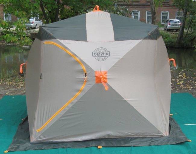 Палатка для зимней рыбалки Митек Омуль-Куб 2