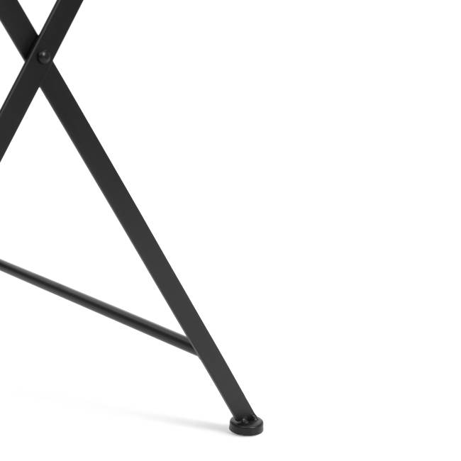 Комплект (стол + 2 стула) Secret de Maison Амальфи/Amalfi металл, черный (Комплект из 2 шт.) черный металл