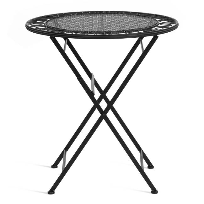 Комплект (стол + 2 стула) Secret de Maison Амальфи/Amalfi металл, черный (Комплект из 2 шт.) черный металл