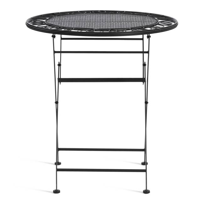 Комплект (стол + 2 стула) Secret de Maison Амальфи/Amalfi металл, черный (Комплект из 2 шт.) черный металл