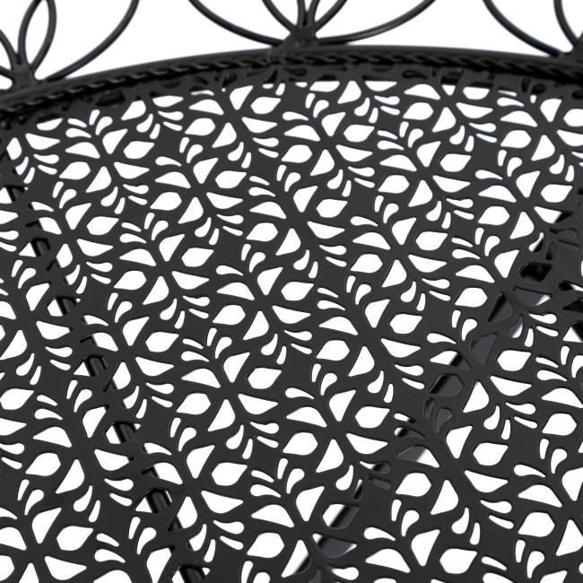 Комплект (стол + 2 стула) Secret de Maison Амальфи/Amalfi металл, черный (Комплект из 2 шт.) черный металл