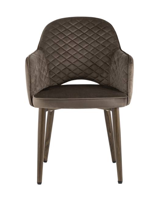 Стул Венера диамант велюр коричневый 2 шт Стул Венера диамант велюр коричневый 2 шт