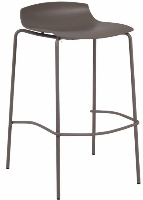 Табурет пластиковый барный X-Treme BSS Pro тортора 520х510х830 мм