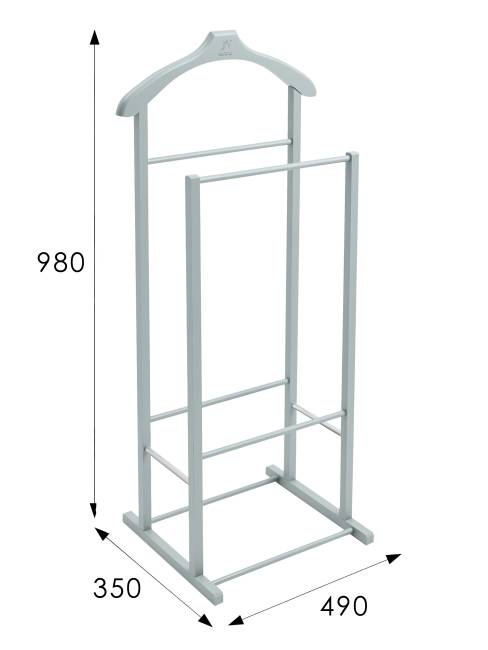 Вешалка костюмная В 27Н серый Вешалка костюмная В 27Н серый