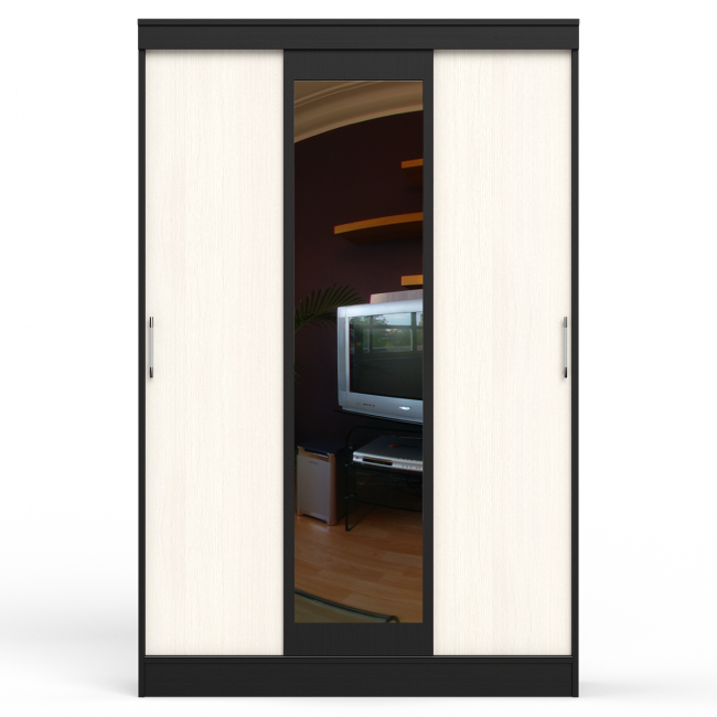 Шкаф-купе СВК-1300 цвет венге/дуб лоредо