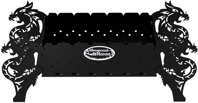 Мангал разборный "Четыре Дракона", стандарт, ST3, 3мм Мангал разборный "Четыре Дракона", стандарт, ST3, 3мм