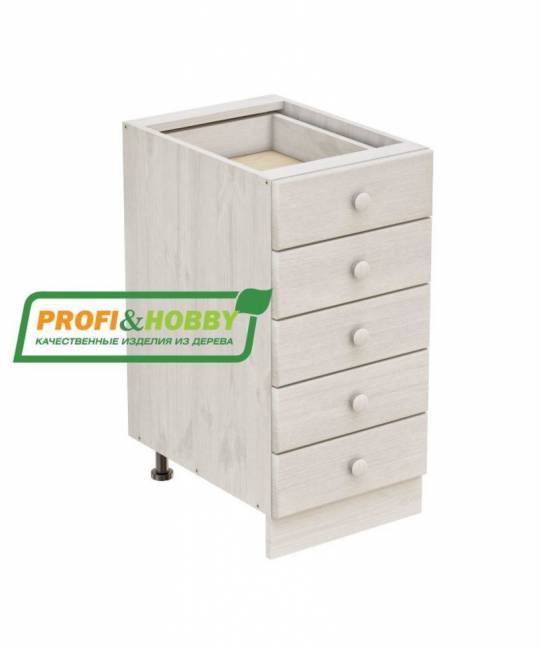 Тумба 5 ящиков 400 х 560 х 720 сосна, без покраски Тумба 5 ящиков 400 х 560 х 720 сосна, без покраски