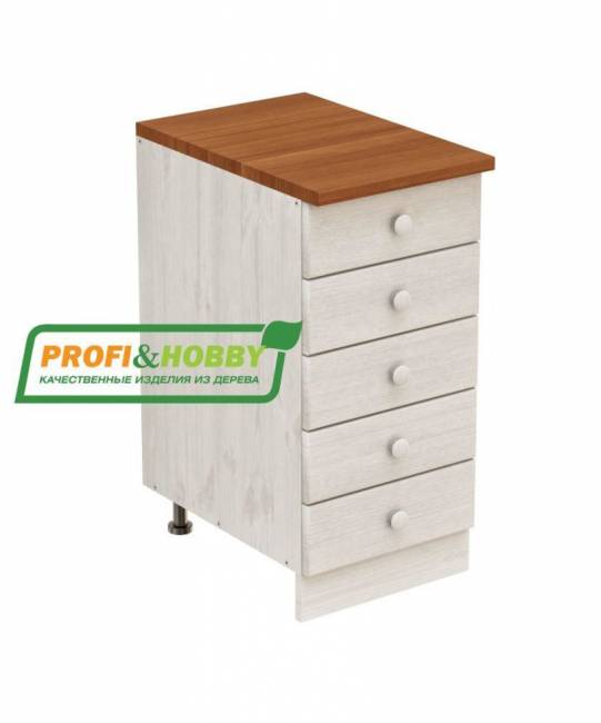 Тумба 5 ящиков 400 х 560 х 720 сосна, без покраски Тумба 5 ящиков 400 х 560 х 720 сосна, без покраски