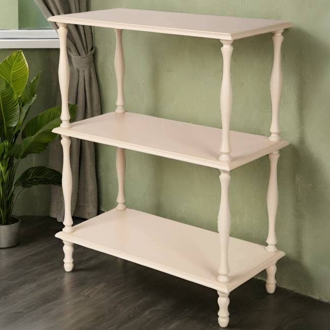 Этажерка П 9 слоновая кость