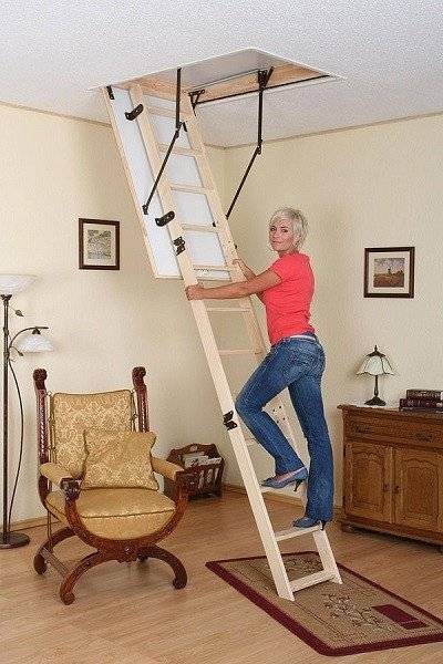 Чердачная складная лестница Oman Termo