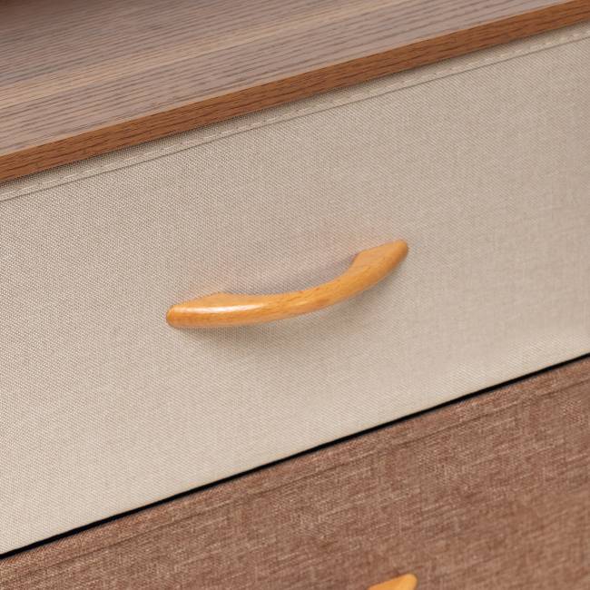 Комод Leset Локи 6 ящ. с полкой Коричневый Бежевый, светло-коричневый, темно-коричневый Комод Leset Локи 6 ящ. с полкой Коричневый Бежевый, светло-коричневый, темно-коричневый