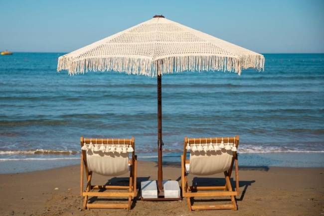 Зонт профессиональный Ø2.5 м Avocado Boho бежевый Ø2500 мм Зонт профессиональный Ø2.5 м Avocado Boho бежевый Ø2500 мм